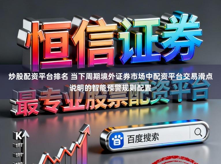 炒股配资平台排名 当下周期境外证券市场中配资平台交易滑点说明的智能预警规则配置