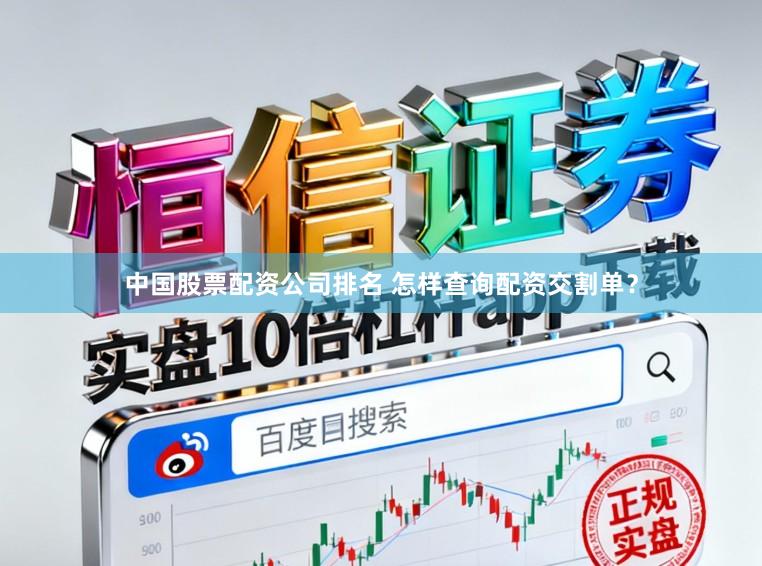 中国股票配资公司排名 怎样查询配资交割单？
